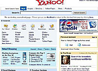 novi izgled Yahoo home page-a
